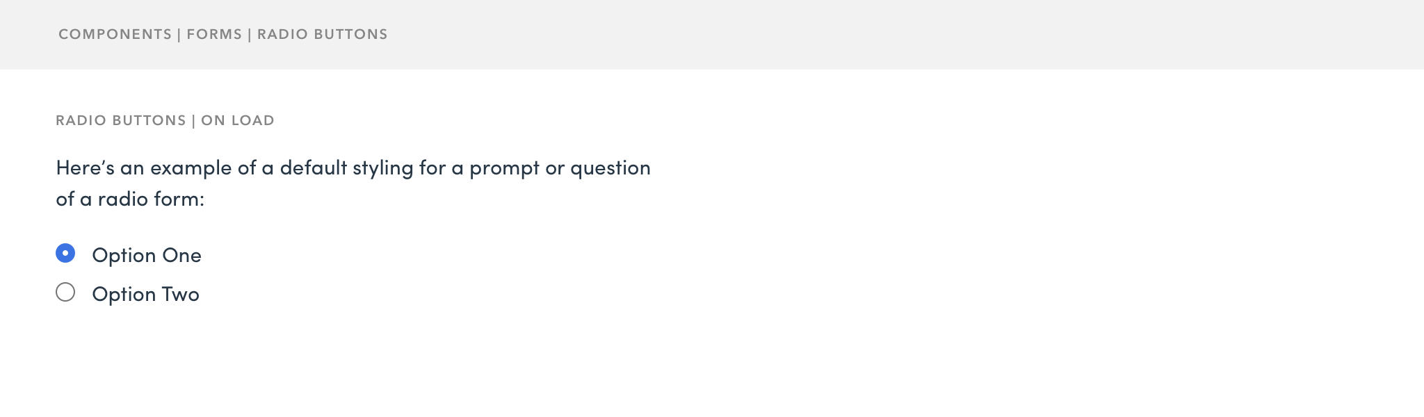 Components | Forms | Radio Forms@2x