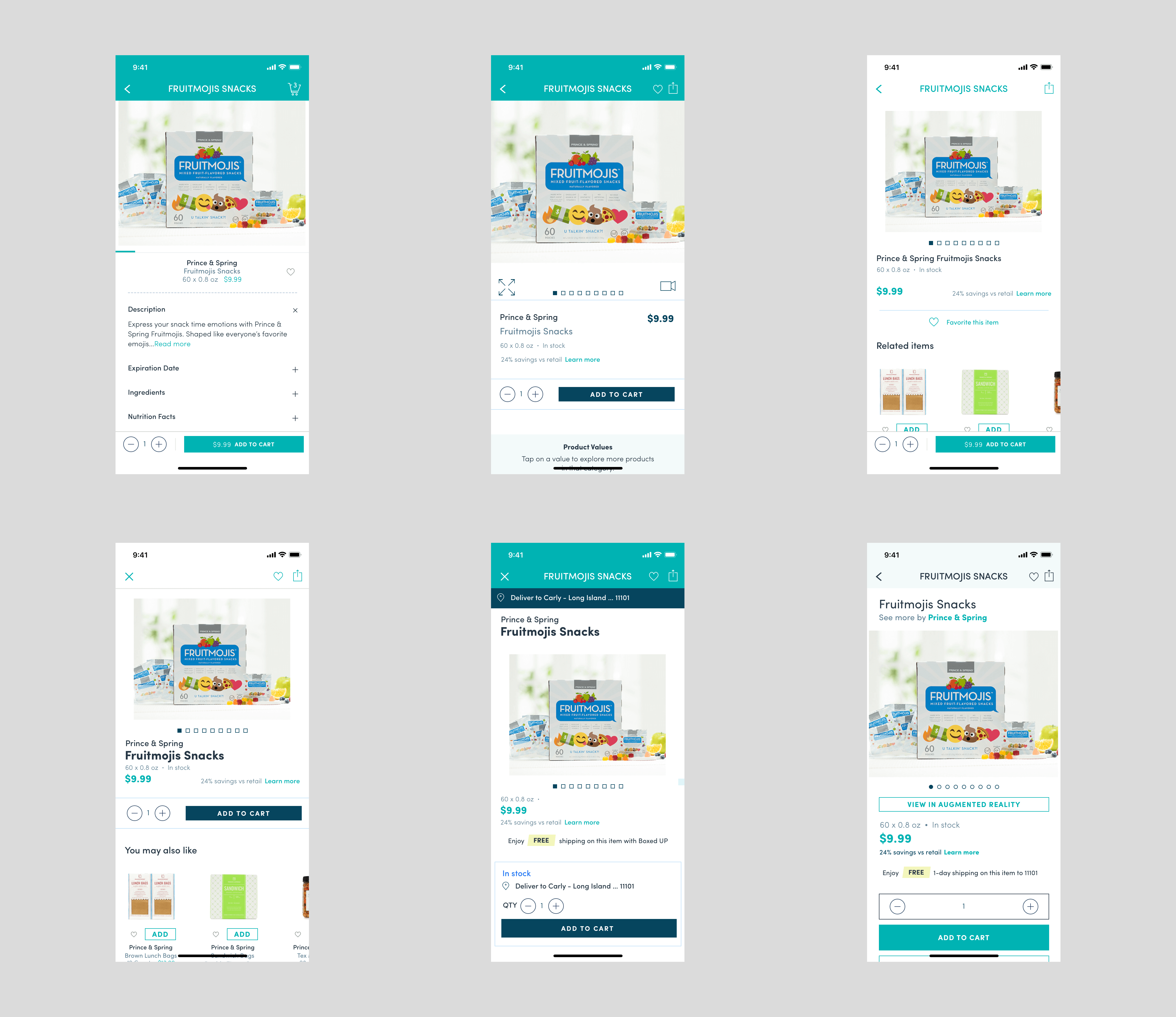 Product Detail Page Exploration
