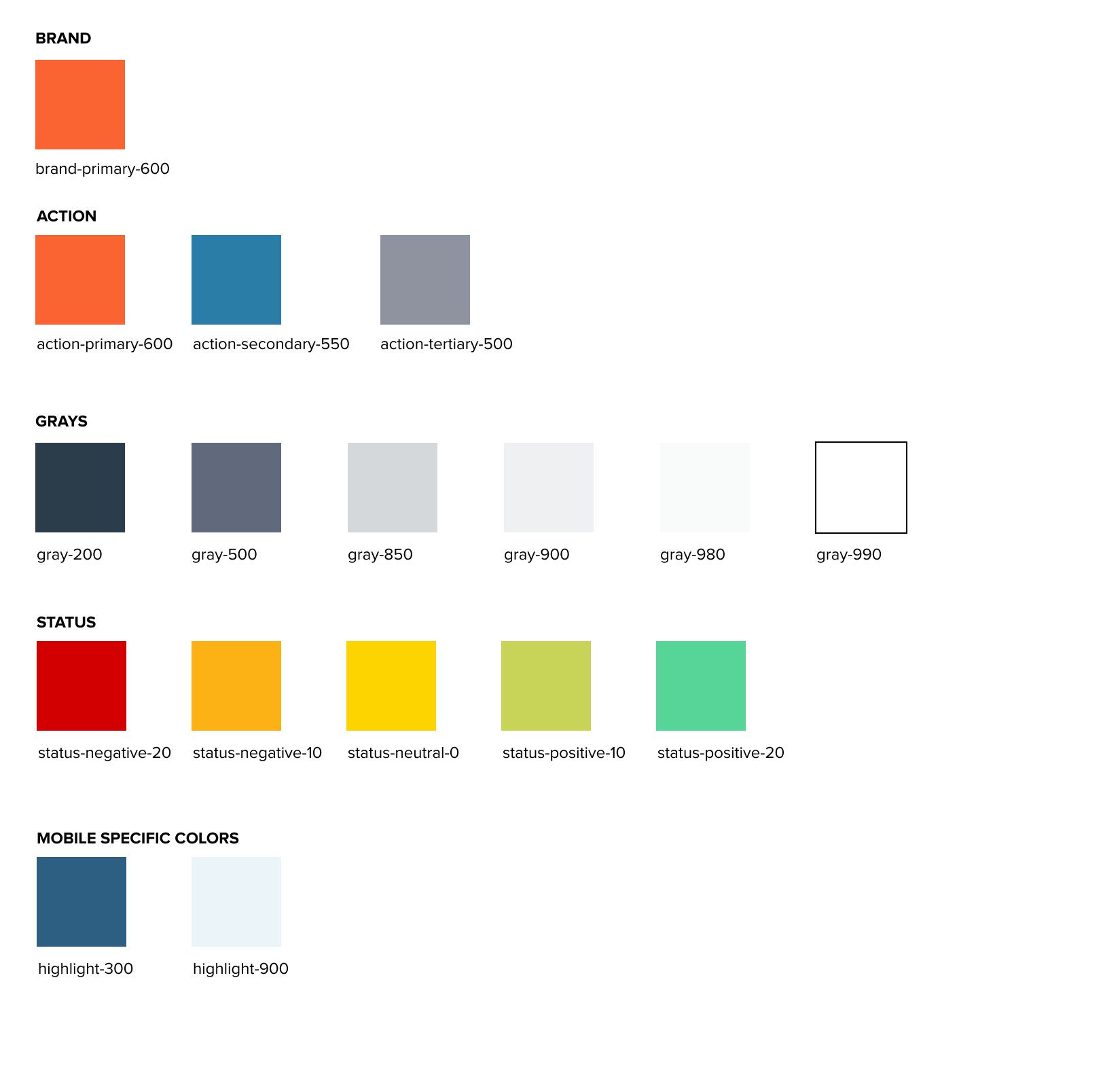 Light Mode Colors
