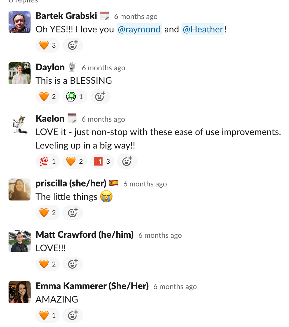 1on1s feedback (internal)