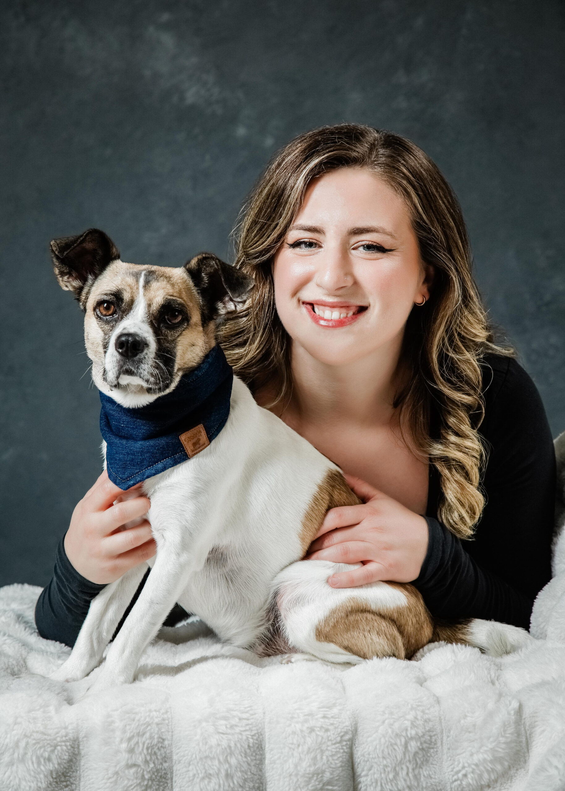 image of carly featuring her dog rosie